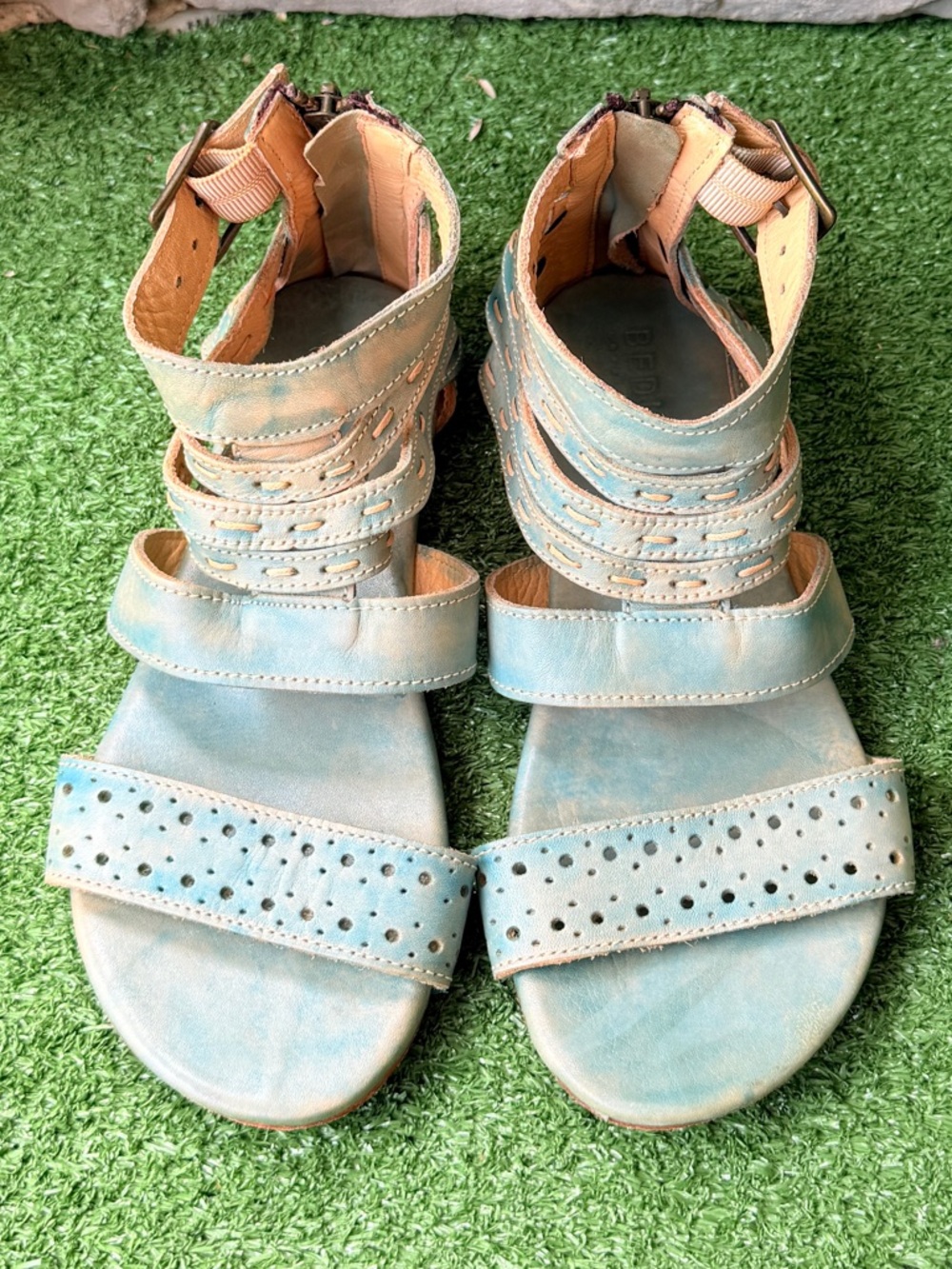 Bed Stu Artemis Distressed Leather Women’s Sandals